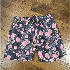 Grunt Style Camouflage Swim Trunks Military Lined Nylon Multicolor Men's Medium